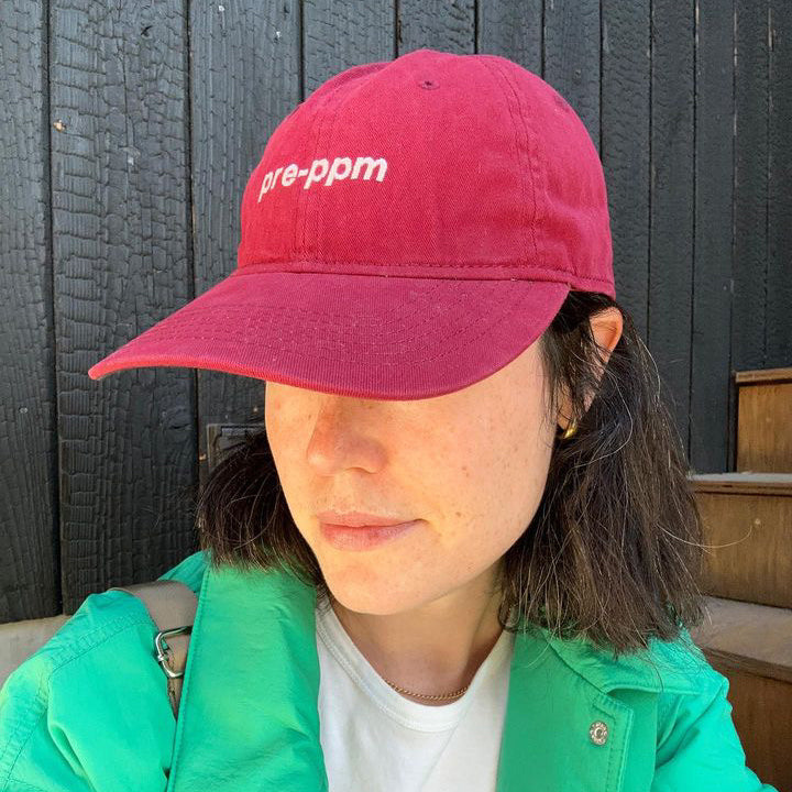 pre-ppm hat (maroon)